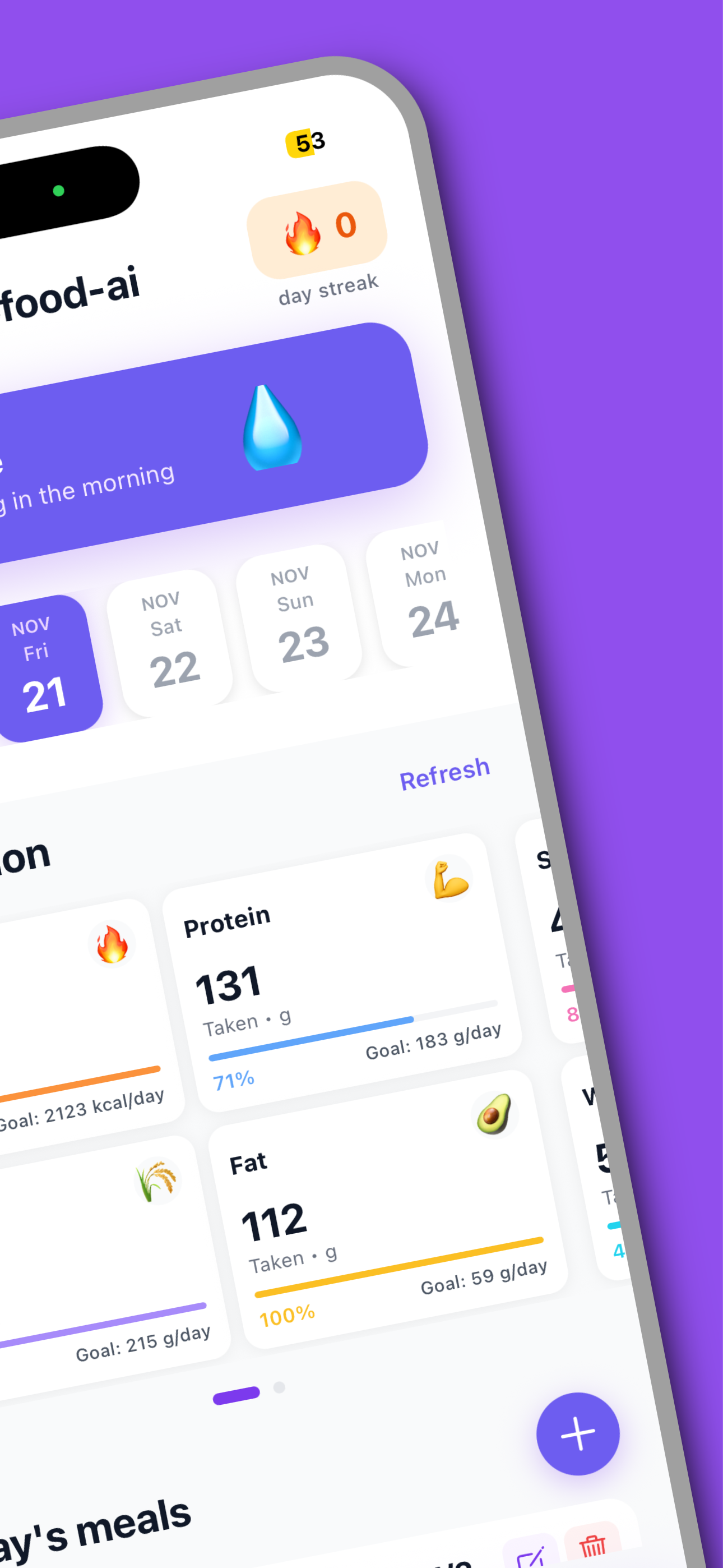 Daily challenges and tracking